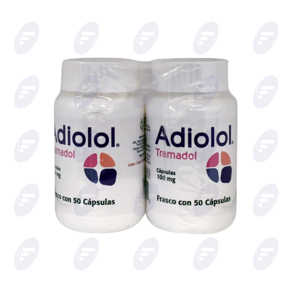 ADIOLOL 2X1 100 MG FRASCO C/50 CAPSULAS