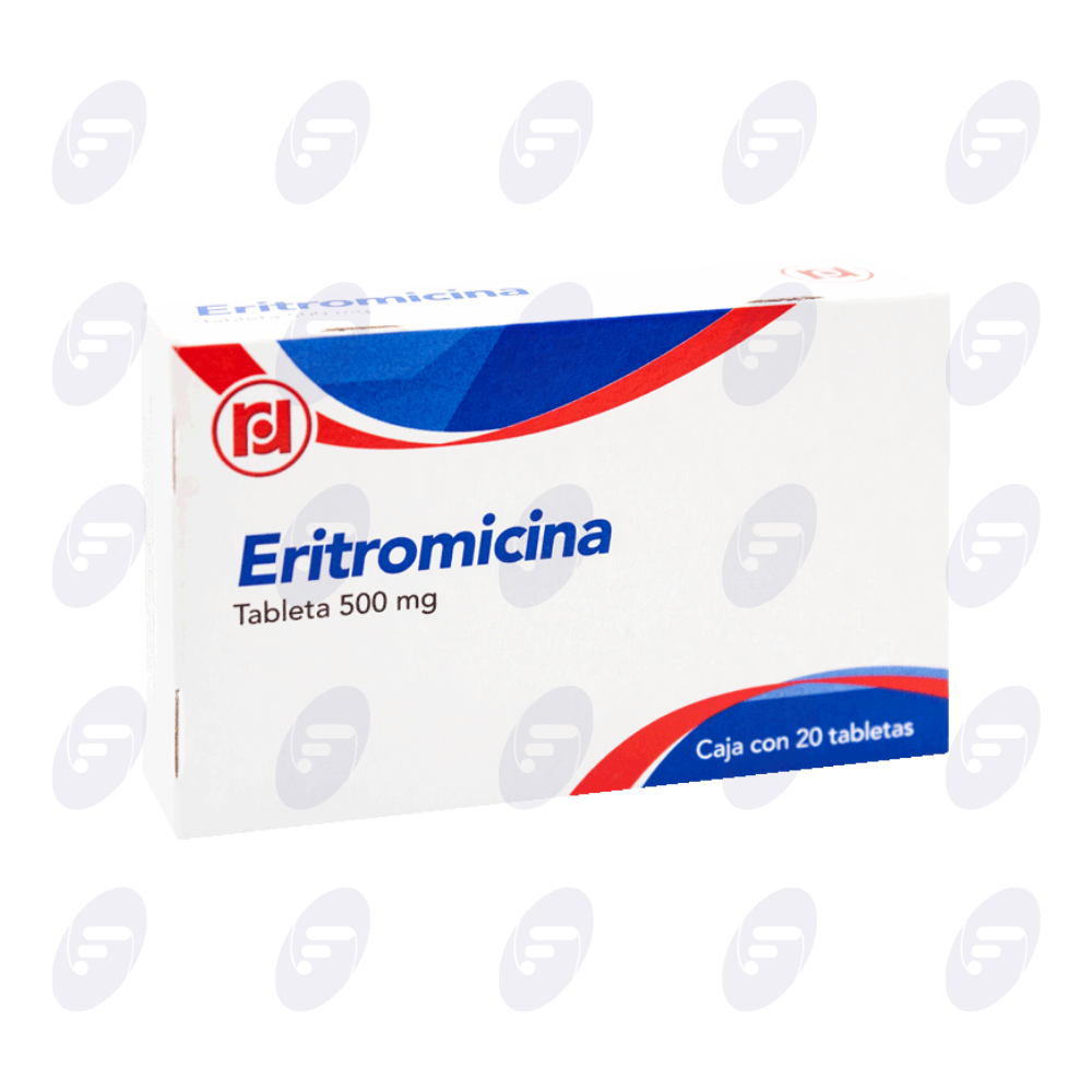 ERITROMICINA RANDALL 500 MG CAJA C/20 TABLETAS