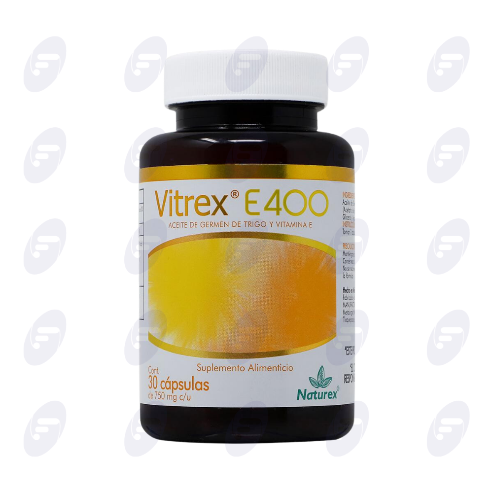 VITREX E 400 MG FRASCO C/30 CAPSULAS 
