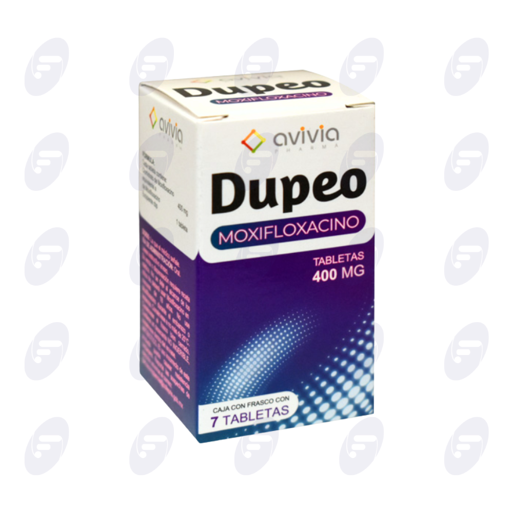 DUPEO 400MG CAJA C/FRASCO C/7 TABLETAS