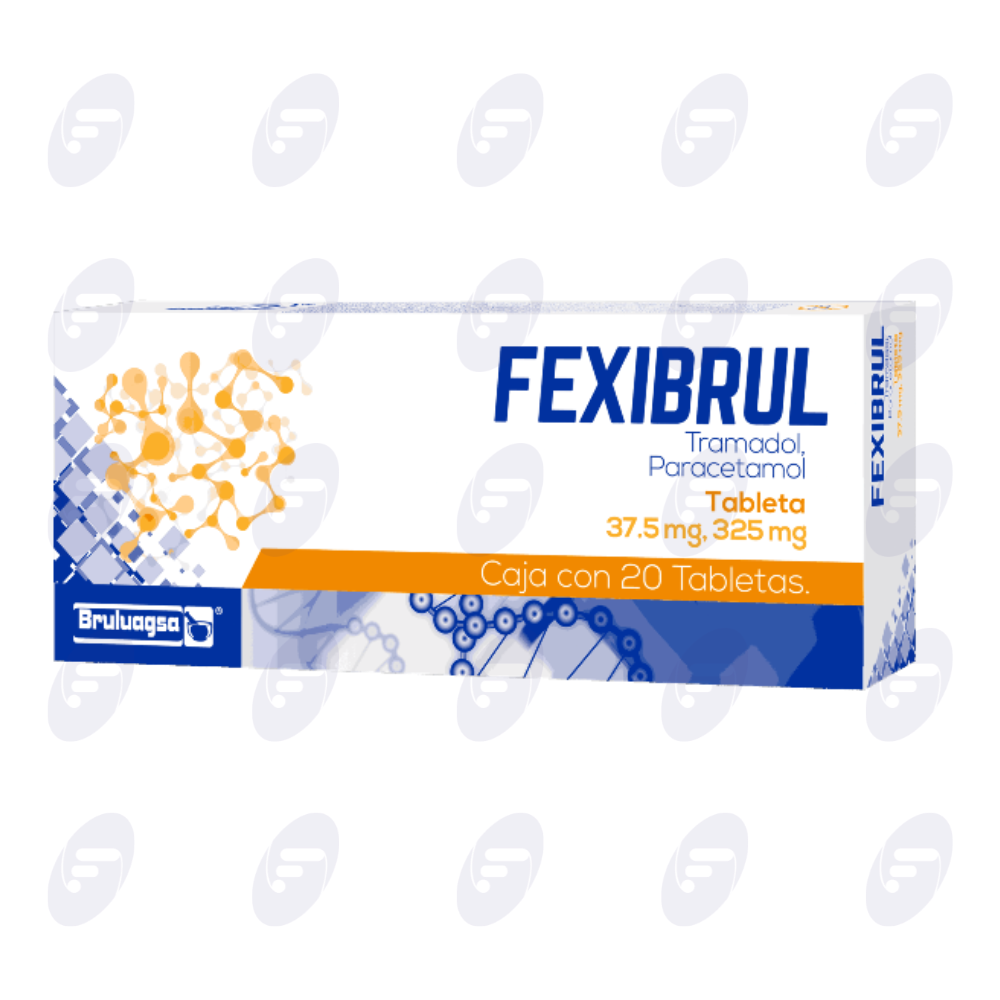 FEXIBRUL 37.5 MG / 325 MG CAJA C/20 TABLETAS
