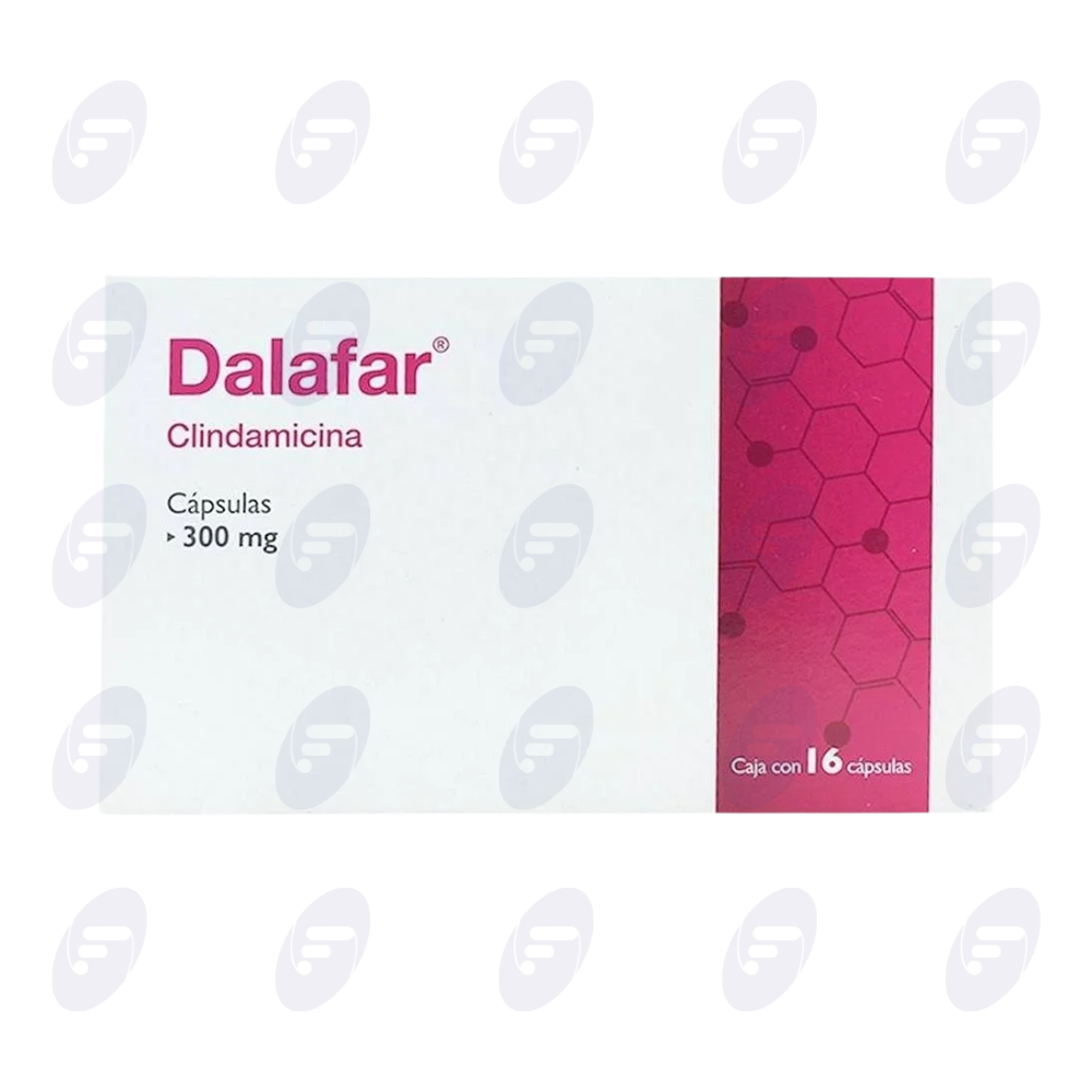 DALAFAR 300 MG.CAJA C/16 CAPS.