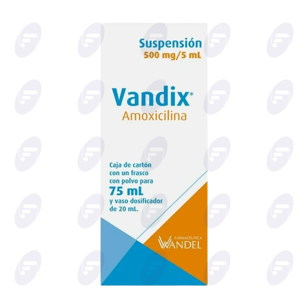 VANDIX 500 MG/5ML CAJA C/ POLVO C/75 ML SUSPENSION