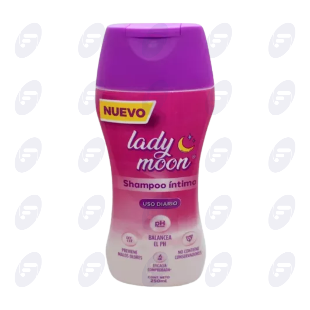 LADY MOON FRASCO C/250 ML SHAMPOO INTIMO