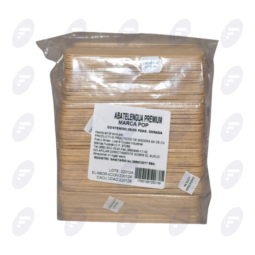 [155292] ABATELENGUAS PREMIUM POP  C/20 BOLSAS C/25 PZ