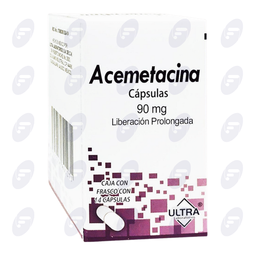 [120102] ACEMETACINA   90 MG. CAJA C/14 CAPS.