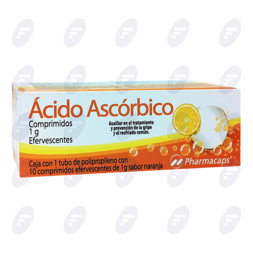 [016075] ACIDO ASCORBICO  1G. C/TUBO 10 COMP.EFER