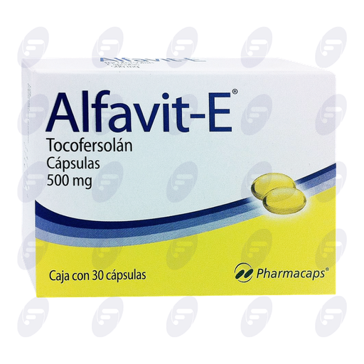 [016024] ALFAVIT-E  (VIT. E) 500 MG.CAJA C/30 CAP
