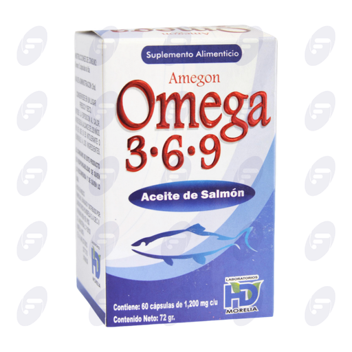[065004] AMEGON OMEGA  3, 6 Y 9 FCO.C/60 CAPS.