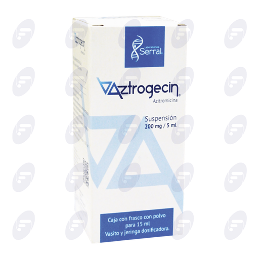 [052073] AZITROMICINA (AZTROGECIN) 200 MG. C/15ML