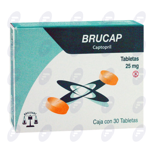 [066002] BRUCAP/CAPTOPRIL  25 MG.CAJA C/30 TABS.