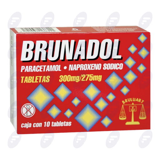 [066005] BRUNADOL      275/300 MG.CAJA C/10 TABS.