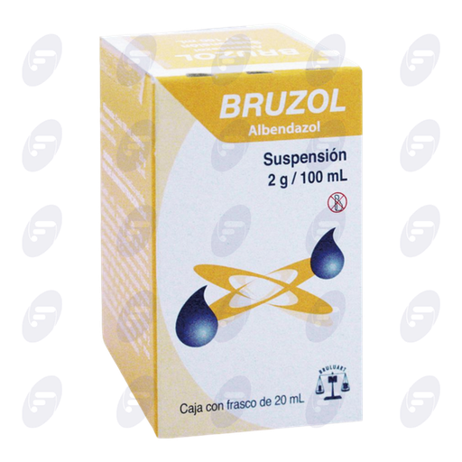[066082] BRUZOL/ALBENDAZOL 2 G.FCO.C/20 ML.SUSP.