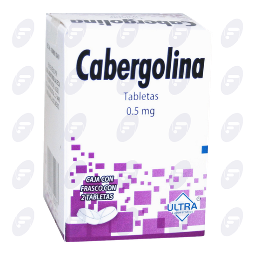 [120121] CABERGOLINA     0.5 MG CAJA FCO C/2 TABS