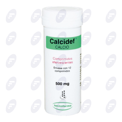 [169013] CALCIDEF  500 MG.ENVASE C/12 COMP.EFERV.