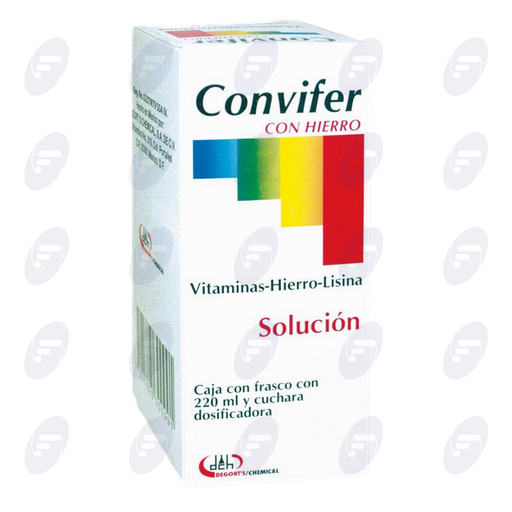 [003079] CONVIFER C/HIERRO      SOL.FCO.C/220 ML.