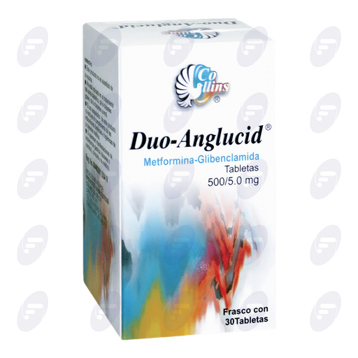 [034138] DUO-ANGLUCID     500/5 MG.FCO.C/30 TABS.