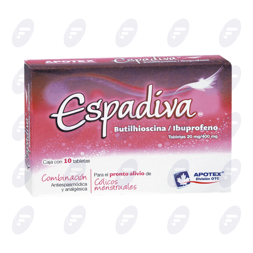 [021118] ESPADIVA    20/400 MG.CAJA C/10 TABS.
