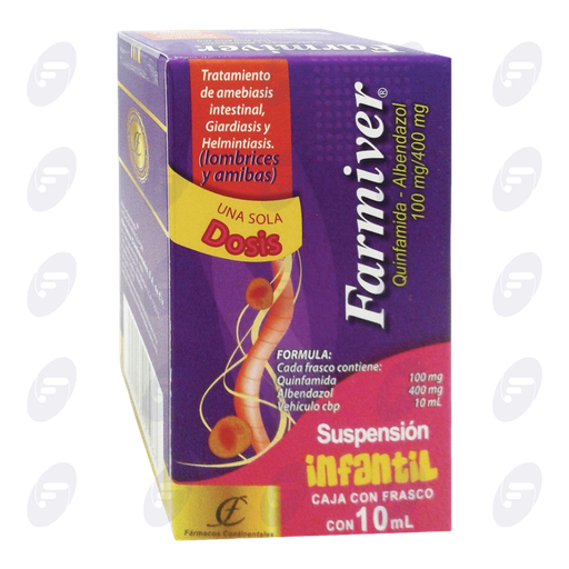 [197038] FARMIVER INF 100/400 MG.FCO. 10 ML.SUSP.