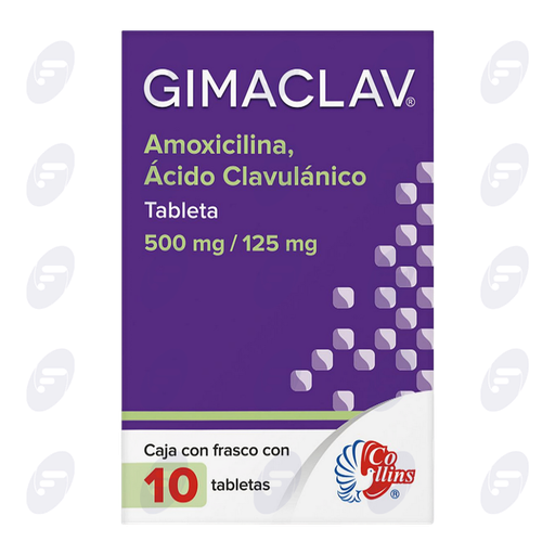 [034263] GIMACLAV 500 MG/125 MG FCO C/10 TAB