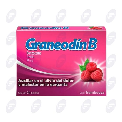 [155470] GRANEODIN B FRAMBUESA CAJA C/24 PASTILLAS