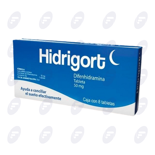 [003188] HIDRIGORT 50 MG CAJA C/8 TABLETAS