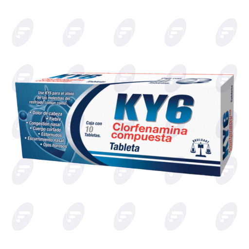[066009] K Y 6         CAJA C/10 TABS. 4/5/25/500