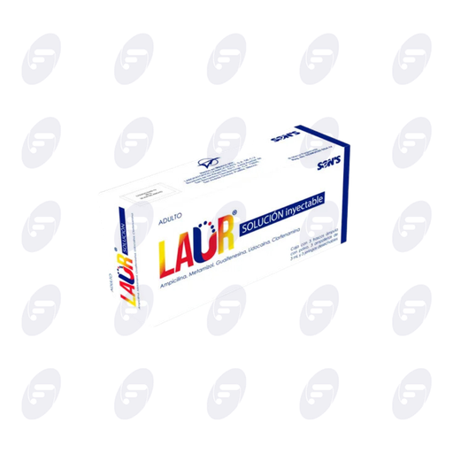 [013210] LAUR ADULTO 500MG/500MG/100MG/30MG/4MG SOL INY C/3AMP 3 ML