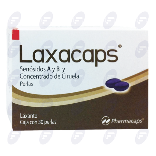 [016015] LAXACAPS       12/50 MG.CAJA C/30 PERLAS