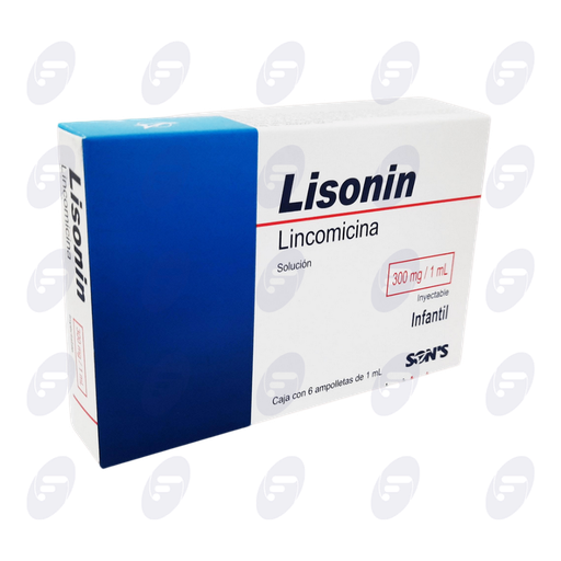 [013126] LISONIN INF.   300 MG.CAJA C/6 AMP.1 ML.