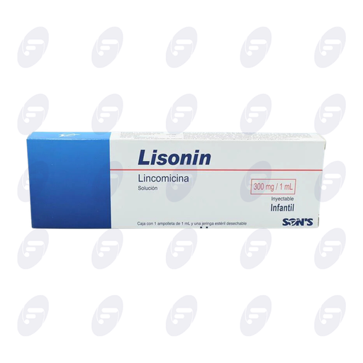 [013134] LISONIN INF.300MG.CAJA C/1AMP.2ML+JER.