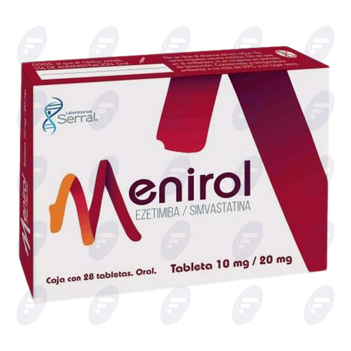 [052126] MENIROL 10MG/20MG CAJA C/28 TABS