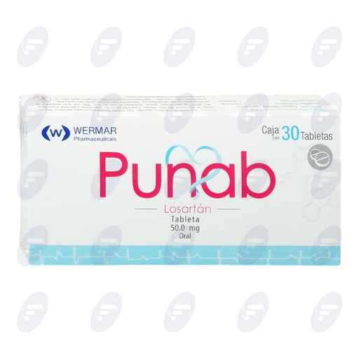 [157028] PUNAB      50MG. CAJA C/30 TABS.