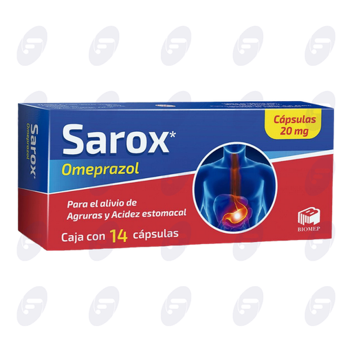 [151066] SAROX   20 MG.  CAJA C/14  CAPS.