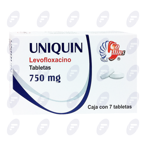 [034235] UNIQUIN   750 MG. CAJA C/7 TABS.