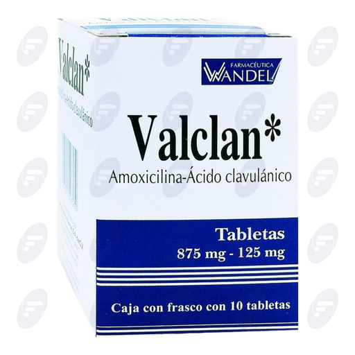 [208009] VALCLAN  875/125 MG CAJA C/FCO C/10 TABS