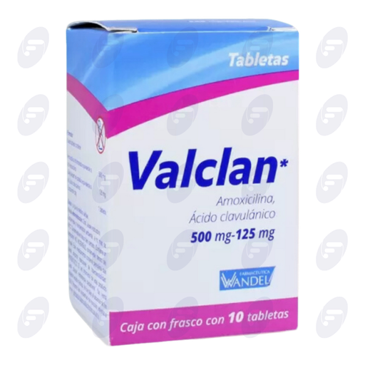 [208021] VALCLAN 500 MG-125 MG, C/10 TABLETAS