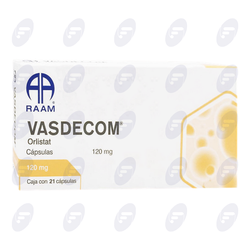 [190001] VASDECOM          120 MG.CAJA C/21 CAPS.