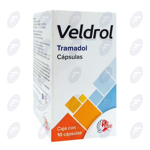 [034253] VELDROL   50 MG CAJA C/FCO 10 CAPS.
