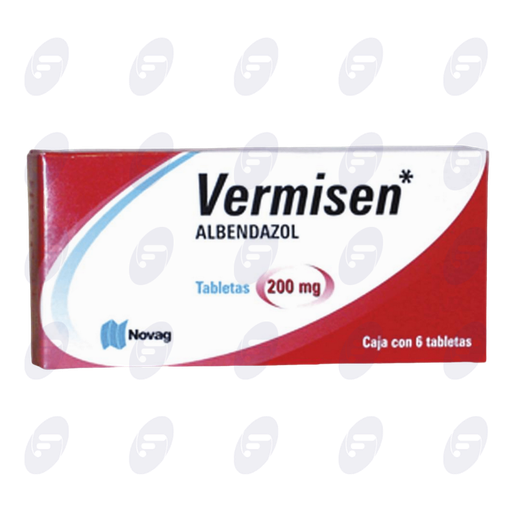[023033] VERMISEN           200 MG.CAJA C/6 TABS.