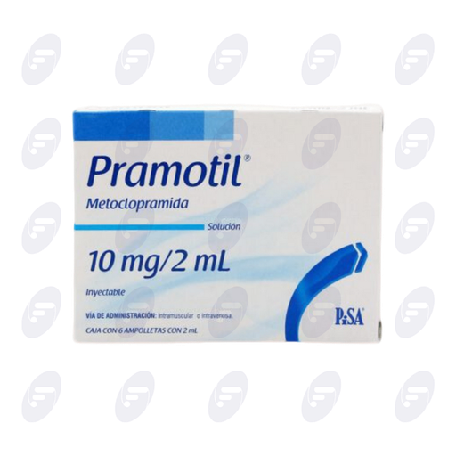 [012163] PRAMOTIL 10MG CAJA C/6 AMP C/2 ML