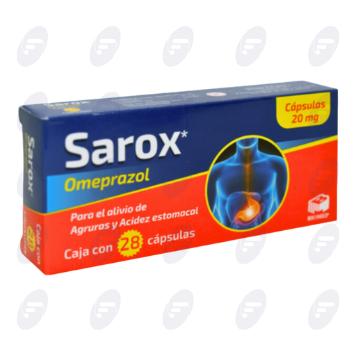 [151051] SAROX 20 MG CAJA C/28 TABLETAS