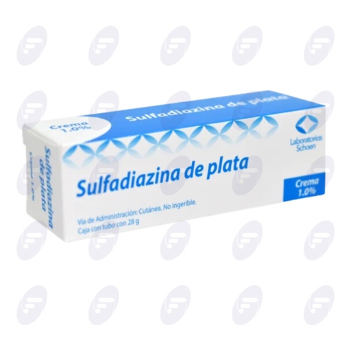 [219008] SULFADIAZINA DE PLATA SCHOEN 1% CAJA C/TUBO C/28 GRS