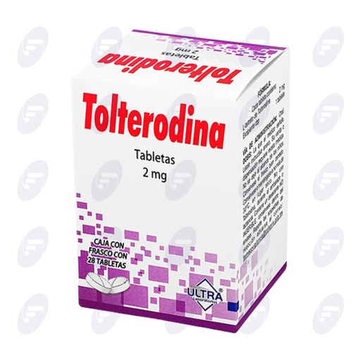 [120160] TOLTERODINA ULTRA 2 MG CAJA C/FCO C/28 TABS