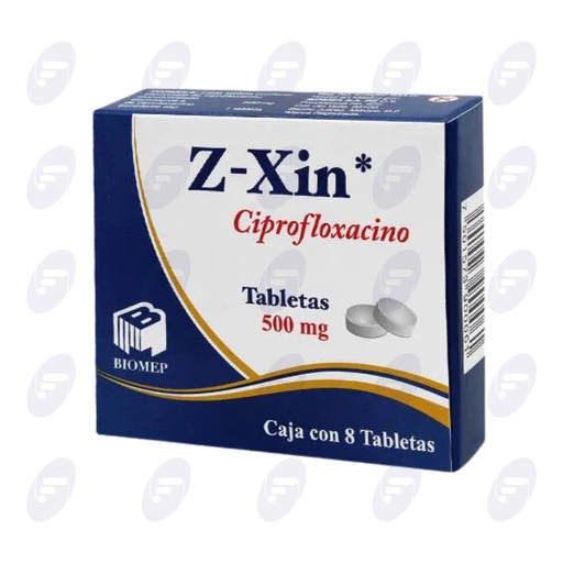 [151043] Z-XIN 500 MG CAJA C/8 TABLETAS