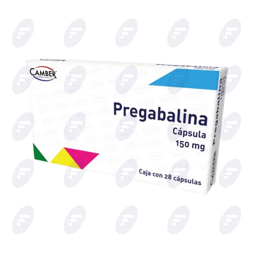 [155546] PREGABALINA CAMBER 150MG CAJA C/28 CAPSULAS