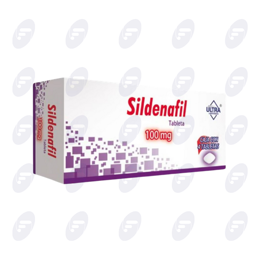[120061] SILDENAFIL ULTRA 100 MG. CAJA C/4 TABS