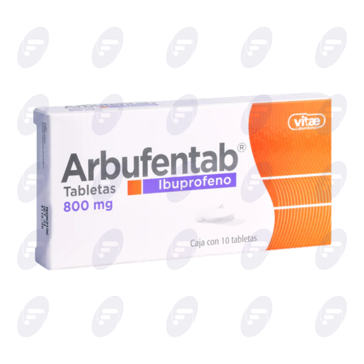 [101028] ARBUFENTAB 800 MG CAJA C/10 TABLETAS