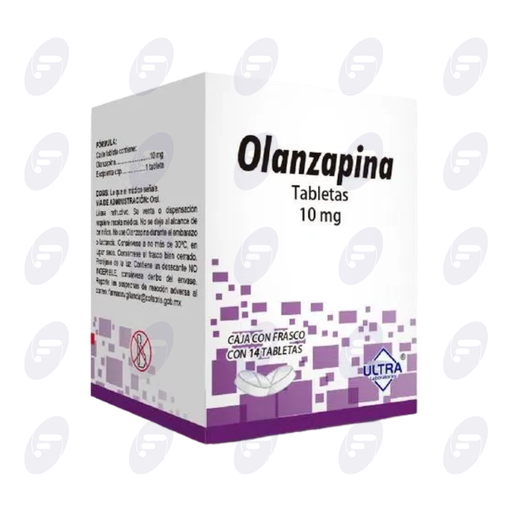 [120163] OLANZAPINA ULTRA 10 MG CAJA C/FRASCO C/14 TABLETAS