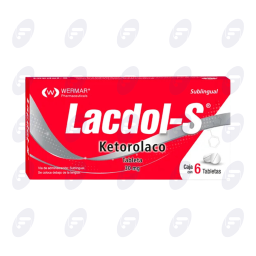 [157030] LACDOL-S 30 MG CAJA C/6 TABLETAS SUBLINGUALES